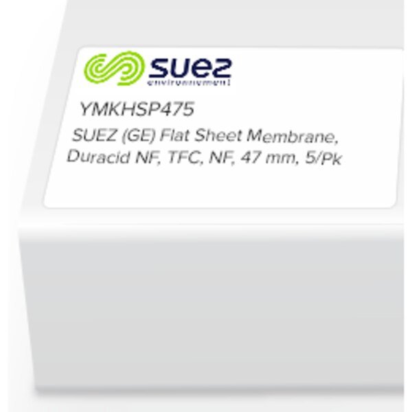 SUEZ (GE) Flat Sheet Membrane, Duracid NF, PA-TFC, NF, 47mm, PK5, Sterlitech, Mfr#: YMKHSP475